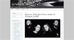 Desktop Screenshot of howwastheshow.com